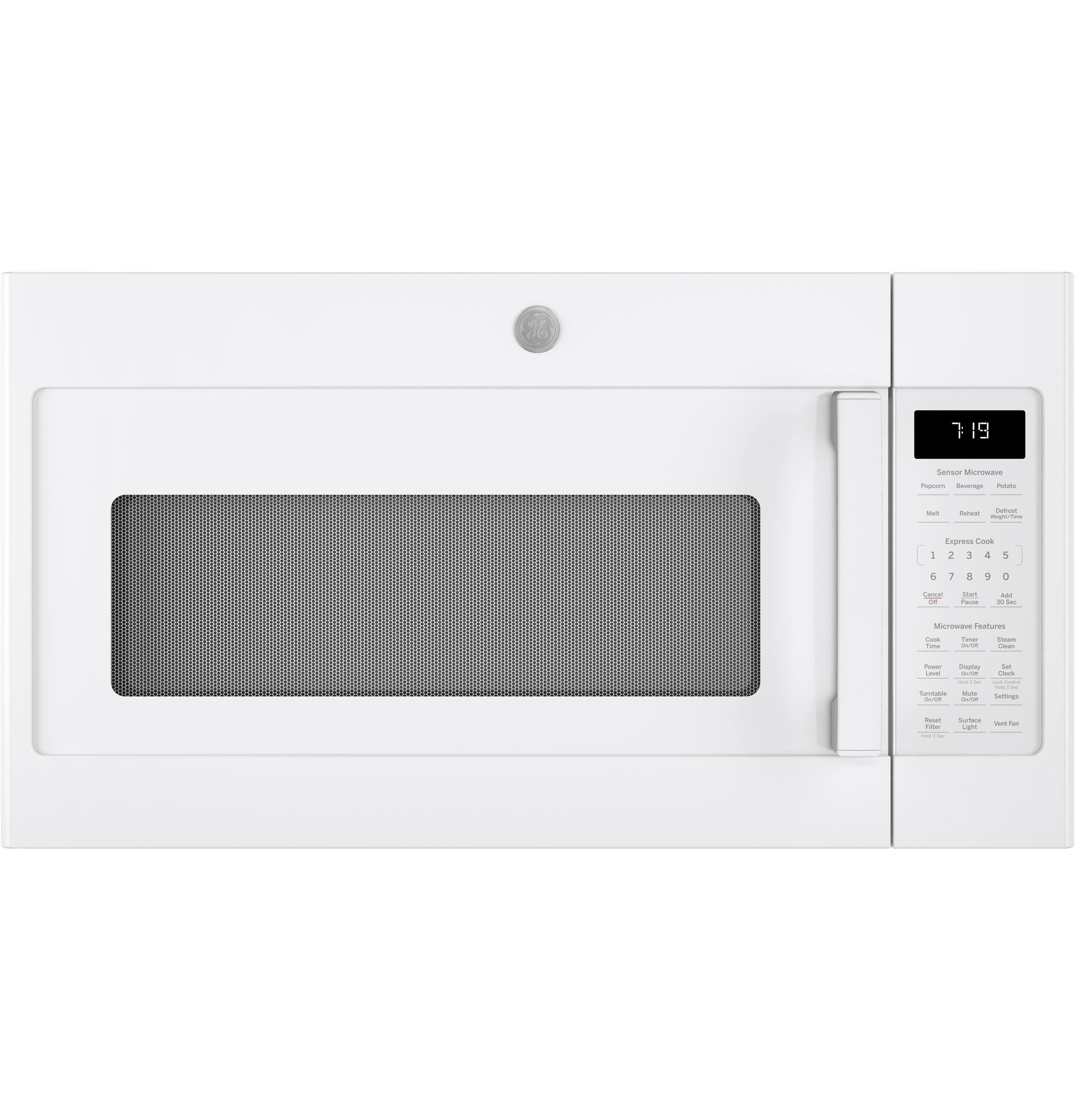 GE Appliances JVM7195DKWW Over the Range 1.9 cu. ft. Capacity Microwave Oven White