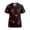 Red(Pumpkin Ghost), variant on Halloween Scrubs for Women Cute Pumpkin Ghost Nursing Uniform Trendy V Neck Scrub Shirt Holiday Short Sleeve Tees Blouse with Pockets Red 2XL