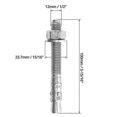 thumbnail image 2 of Ancre de Mariage, Moins d'Acier, 3/8 Pouce X 4 Pouces, 5 Pcs, 2 of 5