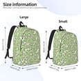 thumbnail image 4 of Balery Cute Frog Vintage Canvas Backpack for Men and Women - Large Capacity, Durable Travel Laptop Bag for School, Work, Hiking, and Outdoor Activities, 4 of 7