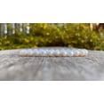thumbnail image 2 of Natural Fresh Water Pearl 8mm Round Shape Smooth Cut Beads Stretchable Bracelet for Men & Women., 2 of 3