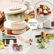 thumbnail image 5 of 2PCS Kitchen Colanders Bowl Fruit Cleaning Bowl with Strainer Kitchen Fruit Drain Basket Vegetable Salad Bowl, 5 of 5