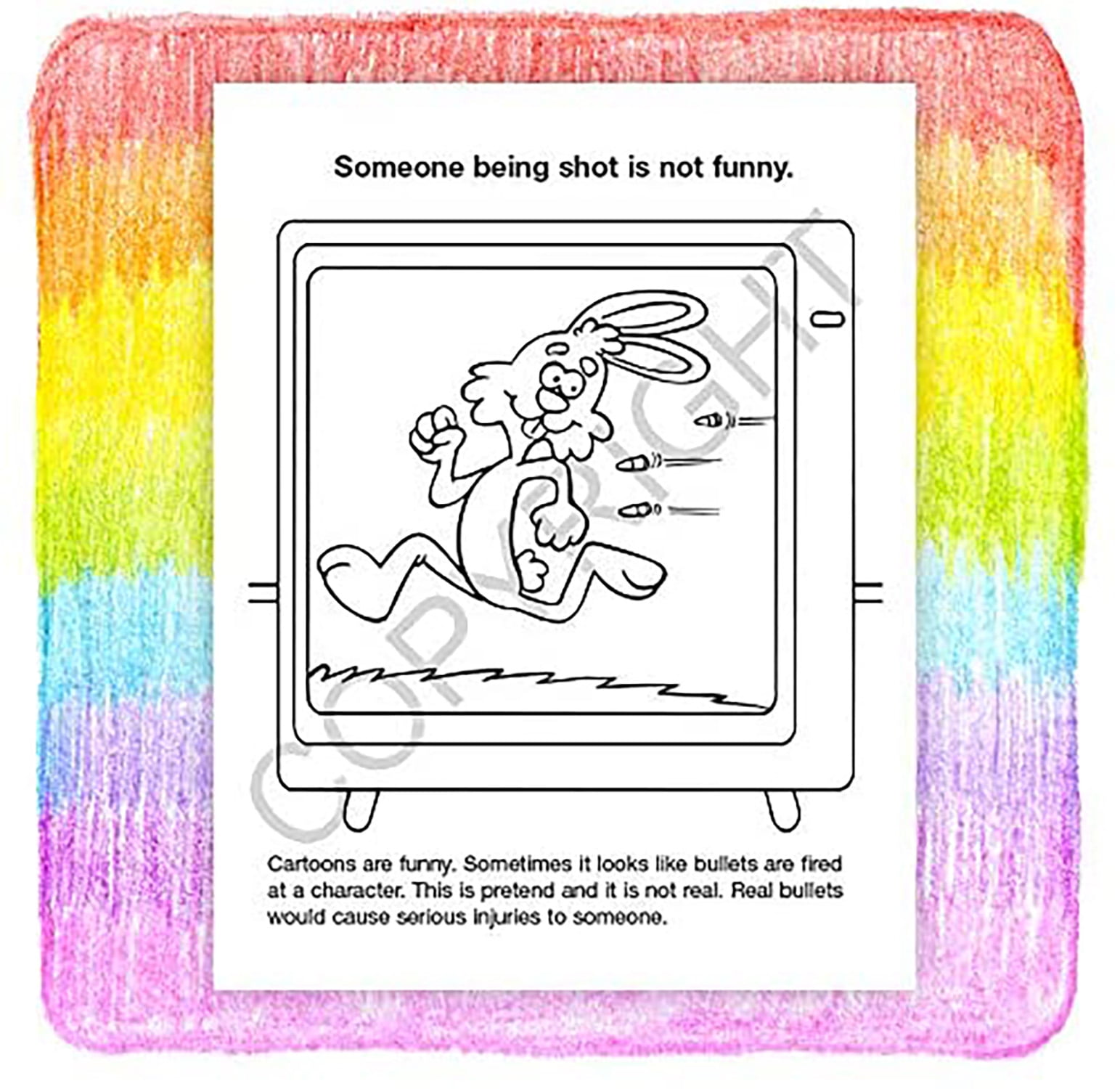 25 Pack - Don't Play with Guns - Kid's Gun Safety Coloring & Activity Books