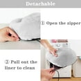 thumbnail image 7 of Powered Foot Warmer USB Heating Pad for Home and Travel Non Flannel Foot Warmer Slippers for Men and Women, 7 of 7