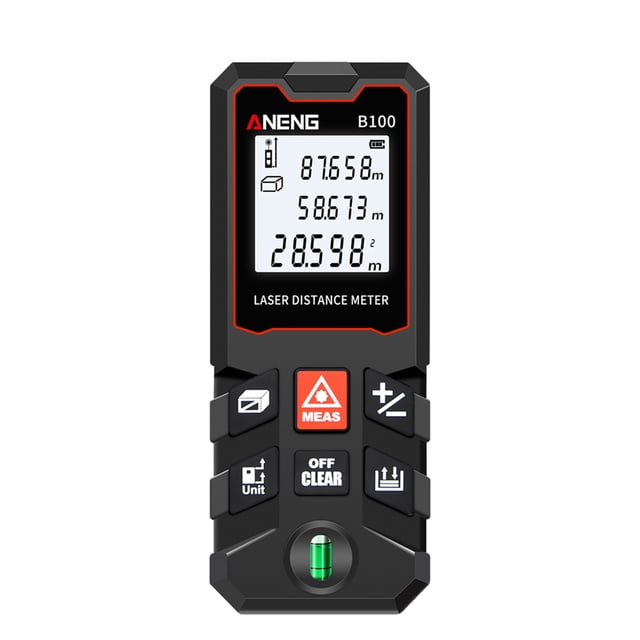 Medidor de distancia láser B100 Medición de distancia/área/volumen Medición de distancia 100 m ANENG el 100m