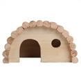 thumbnail image 2 of Ropa de cama para hámster cama con arco de madera casa cálida para animales pequeños ANGGREK Otros, 2 of 8