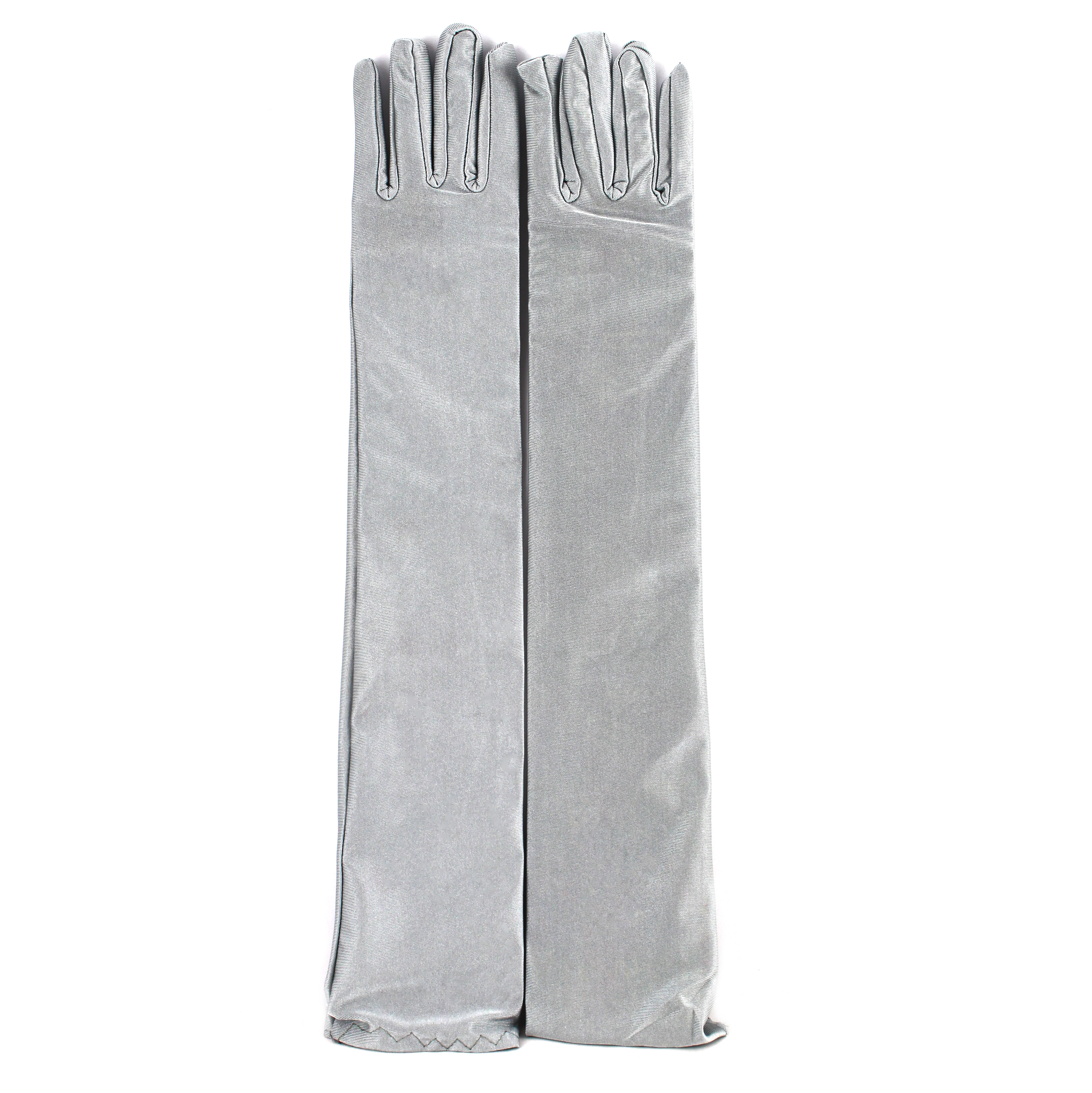 1920s’ Vintage Flapper Accessories Costumes Sliver Gloves for Opera Wedding Halloween Gatsby Theme Party Performance