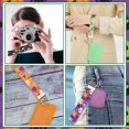 thumbnail image 3 of Funmemoir 4pcs Halloween Wristlet Lanyard, Halloween Keychain Wristlet Strap Ghost Key Wrist Lanyard Spooky Key Chain Holder for Orange Purple Green Black Halloween Happy Boo Day Birthday Baby Shower, 3 of 6