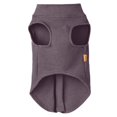 thumbnail image 3 of Gooby Zip Up Microfiber Fleece - Purple, X-Large, 3 of 7