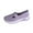 Purple, variant on XIMIN Orthopedic Anti-Slip Sole Shoes for Women Slip-on Casual Sneakers Comfort Non Slip Work Travel Sneakers Woven Arch Support Lightweight Breathable Soft Sole Walking Shoes