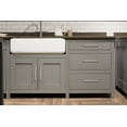 thumbnail image 6 of Utopia Alley 25pcs Bergen Pull Handle - Decorative Cabinet Drop Pull Handles- Vintage Cabinet Hardware with Hand Finished Brushed Nickel - Metal Drawer Pull Handle, 6.3" Center to Center, 6 of 8