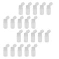 thumbnail image 1 of Las Botellas Plásticas Del ANIMAL DOMÉSTICO De De 20Pcs Con Superiores Del Tirón Vacian 10ML Para Los Maquillaje Líquidos Claro Macarena Botellas vacías con tapa abatible, 1 of 8