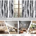 thumbnail image 7 of DriftAway Paint Brush Watercolor Ink Stroke Stripe Pattern Lined Blackout Window Curtain Grommet 2 Panels 84"L x 52"W Espresso Black Gray, 7 of 7
