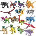 thumbnail image 1 of Bloque de dinosaurio Jurásico Compatible Lego Rex Raptor Ankylosaurus modelo de figura de acción/Dilophosaurus C/ kaili Sencillez, 1 of 2