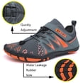 thumbnail image 2 of Men's Water Shoes Barefoot Comfort Shoes Quick Dry Ligntweight Outdoor Sports Swim Aqua Surf Shoes Orange 45, 2 of 6