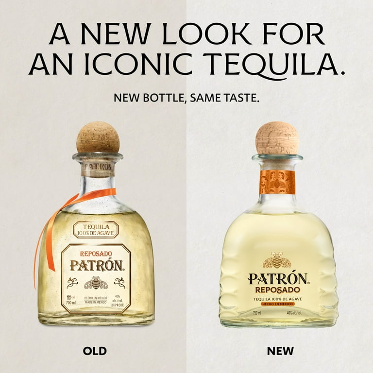Patron Reposado Tequila, 40% ABV - 750 mL Bottle - Walmart.com