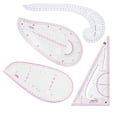 thumbnail image 1 of Amdohai 4PCS French Metric Ruler Clothing Fashion Ruler Curve Shaped Grading, 1 of 7