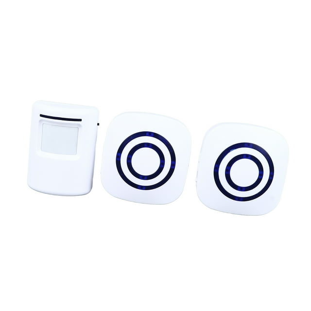 Timbre Inalámbrico, Potente Alarma Con Sensor Infrarrojo Sensible Al Timbre Con 2 Receptores Para Tienda En Casa