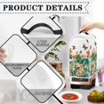 thumbnail image 4 of HELLHERO Butterfly Floral Easy to Install Blender Dust Cover Machine Washable Reusable Blender Cover with Thickened for Home Kitchen Indoor, 4 of 6