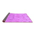 thumbnail image 2 of Ahgly Company Indoor Square Oriental Purple Traditional Area Rugs, 6' Square, 2 of 4