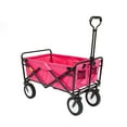 thumbnail image 4 of Mac Sports Collapsible Durable Folding Outdoor Garden Utility Wagon Cart, Pink, 4 of 9
