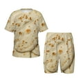 thumbnail image 1 of Balery Taco Tortillas Conjunto de Pijama Infantil de Manga Corta con Estampado – Ropa de Dormir de Algodón Suave-4X-Large, 1 of 6