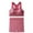 Red-07, variant on Ugoldhm Women's High Waisted Biker Shorts & Sports Bra Set - Seamless Breathable Stretch Activewear