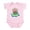 Petal Pink, variant on CafePress - I Lava You Body Suit - Baby Light Bodysuit, Size Newborn - 24 Months