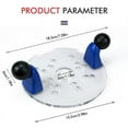 thumbnail image 5 of Router Plate Clear Base Plate Easy Installation Router Base with Double Handles Router Fixed Base Guide, 5 of 8