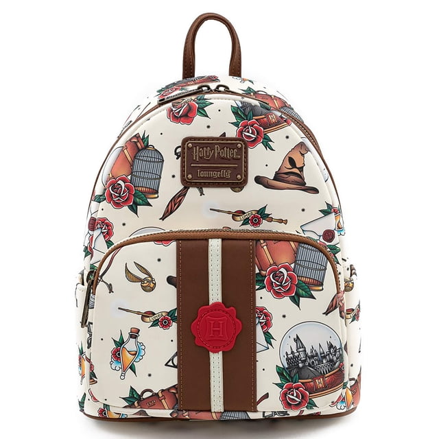 Loungefly Harry Potter Tattoo Art Mini Mochila, Multi, Una talla