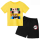 thumbnail image 3 of Conjunto de camiseta y pantalones cortos con estampado de Kamado Nezuko de Demon Slayer para adolescentes y niños, ropa de manga corta para niños y niñas, 3 of 5