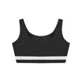 thumbnail image 5 of Kaerm Kids Girls Camisole Sport Bras Crop Top Sleeveless Gymnastics Dance Yoga T-Shirt Activewear Black 12, 5 of 6