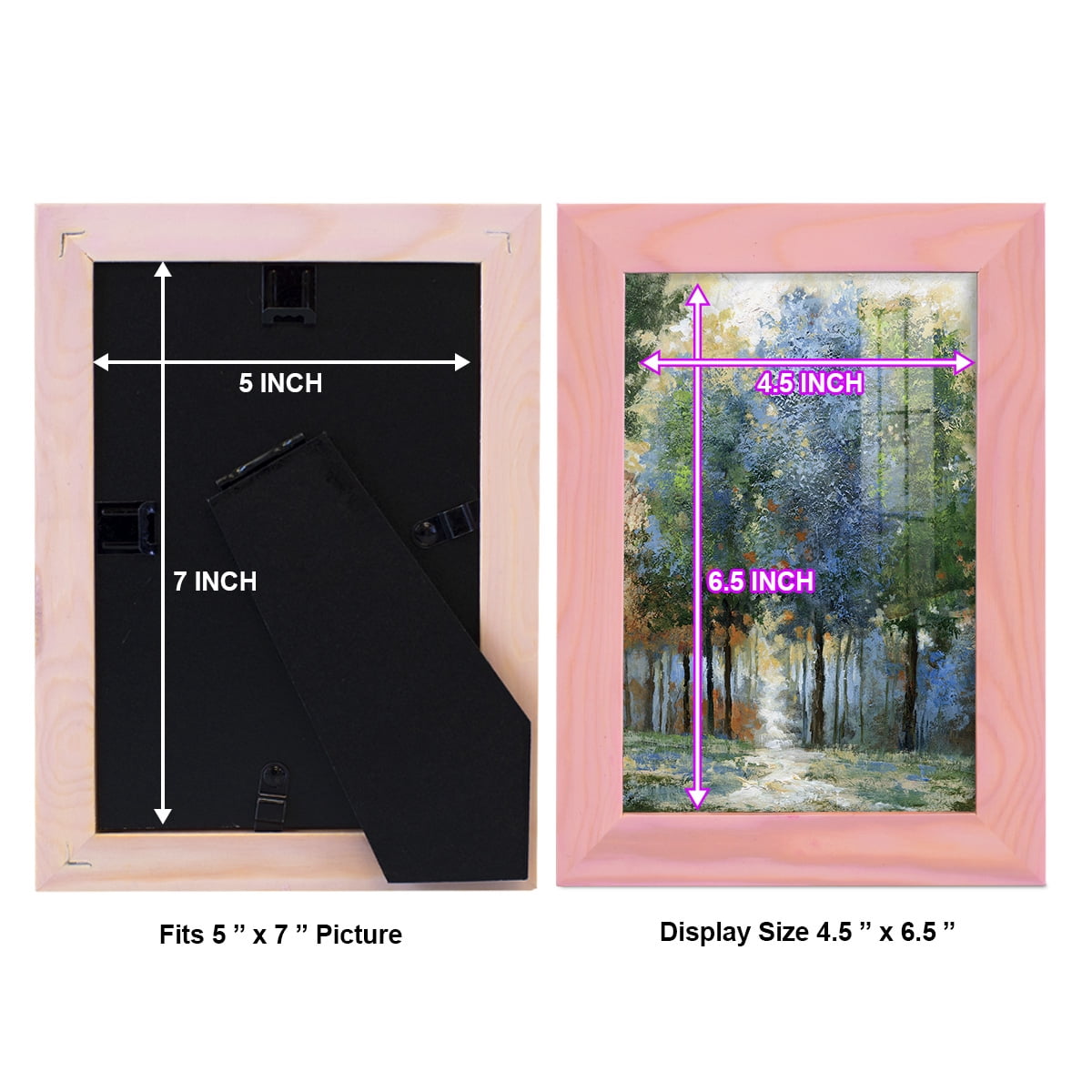 Afternoon Light -Framed Print w/glass-Sunset Pink