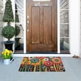 thumbnail image 5 of Yayeee Doormat for Indoor Entrance 32" x 20" Non Slippery Floor Rug, Red Colorful Flowers with Dots, 5 of 8