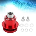 thumbnail image 4 of Kit de Adaptador de Volante de 360 ​​de Liberación Rápida, Acero Hexagonal, Resistente a la Corrosión, Para Ruedas de 3 Orificios del Mercado de Accesorios, Rojo, Azul, 4 of 7
