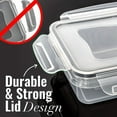 thumbnail image 6 of 16 Piece Food Storage Containers Set with 16 Easy Snap Lids Food Containers for Pantry Kitchen Organization FoodStorage, 6 of 6