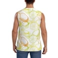 thumbnail image 4 of Fotbe Lemon Potatoes Men's Camiseta sin Mangas Estampada para Hombres, Playera Casual para Gimnasio, Entrenamiento, Playa-XX-Large, 4 of 7