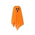 thumbnail image 2 of Halloween Ghost Decor 18" Hanging Ghosts Light up Kit Decor Warm LED Ghost Light Indoor Bedroom Wall Outdoor Party Garden Patio Front Porch Yard Scary Decoration Gifts,Orange, 2 of 9