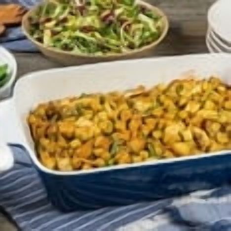 Kinder’s Homestyle Stuffing Mix, 24 oz-3pk, With Olive White Bowl By OMA