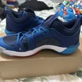 thumbnail image 2 of Ni - ke Ni - ke Air Jordan XXXVII 37 Low Fraternity Military Blue DV9909-401 Men’s Size 7, 2 of 5