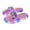Pink, variant on Slippers Women Unisex Glow In The Dark Cartoon Slippers Breathable Non Flat Slide Sandals Indoor Outdoor Footwear