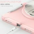 thumbnail image 6 of Dteck iPad 10th Generation Case 10.9", Shockproof Case with 360° Rotating Hand Strap/Pencil Holder/Kickstand Cover for iPad 10th Gen 2022,Pink, 6 of 8
