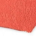 thumbnail image 4 of Spongy Microfiber Square Pouf,Coral,Coral Microfiber Furniture Primary Living Space Ottomans, 4 of 6