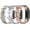 Champagne&RosePink&Silver, variant on MYKOMI Compatible with Fitbit Charge 4 Bands, 3-Pack Soft Silicone Sport Adjustable Wristband Special Edition with Metal Buckle for Charge4 Men Women, S/L