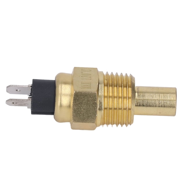 Oil Water Temp Transducer, Easy To Install 6-24V 0-120 Degrees Celsius Water Temperature Sensor For Diesel Engine NPT1/2,NPT1/2 Short