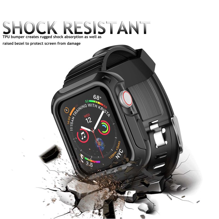 Apple Watch Series 4 5 6 & Watch SE Case 44mm, Njjex Rugged