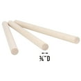 50Pcs Wooden Dowel Rods Unfinished Wood Dowels, Solid, Sanded