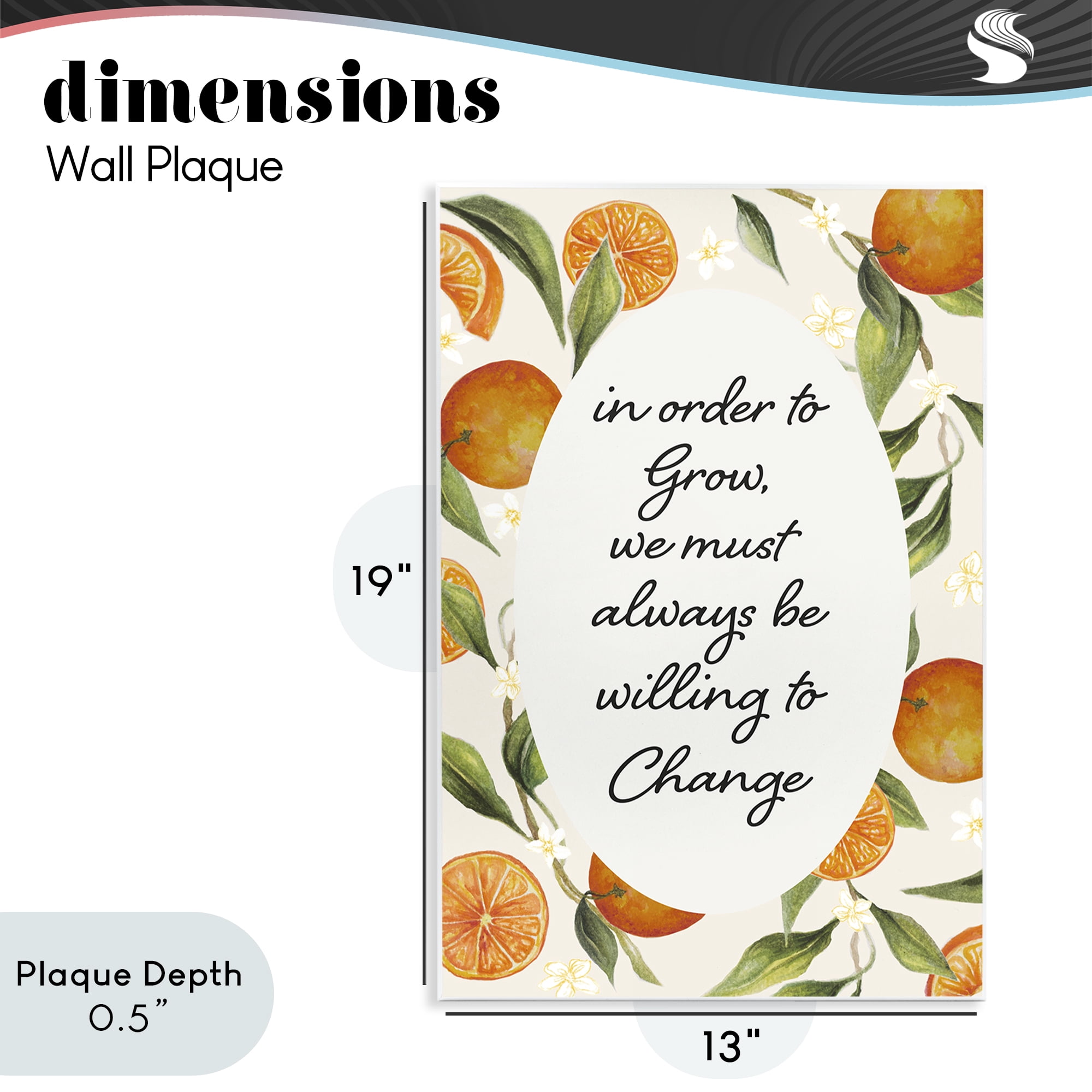 Stupell Industries Willing To Change Quote Wall Plaque Art, design by Janice Gaynor