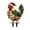 A6#, variant on Christmas Light-UpOutdoor Decor, 2D Plastic Christmas Chicken Decorations with Red Christmas Hats Animal Garden Stakes for Holiday Atmosphere Rooster Lawn Rooster Decorations