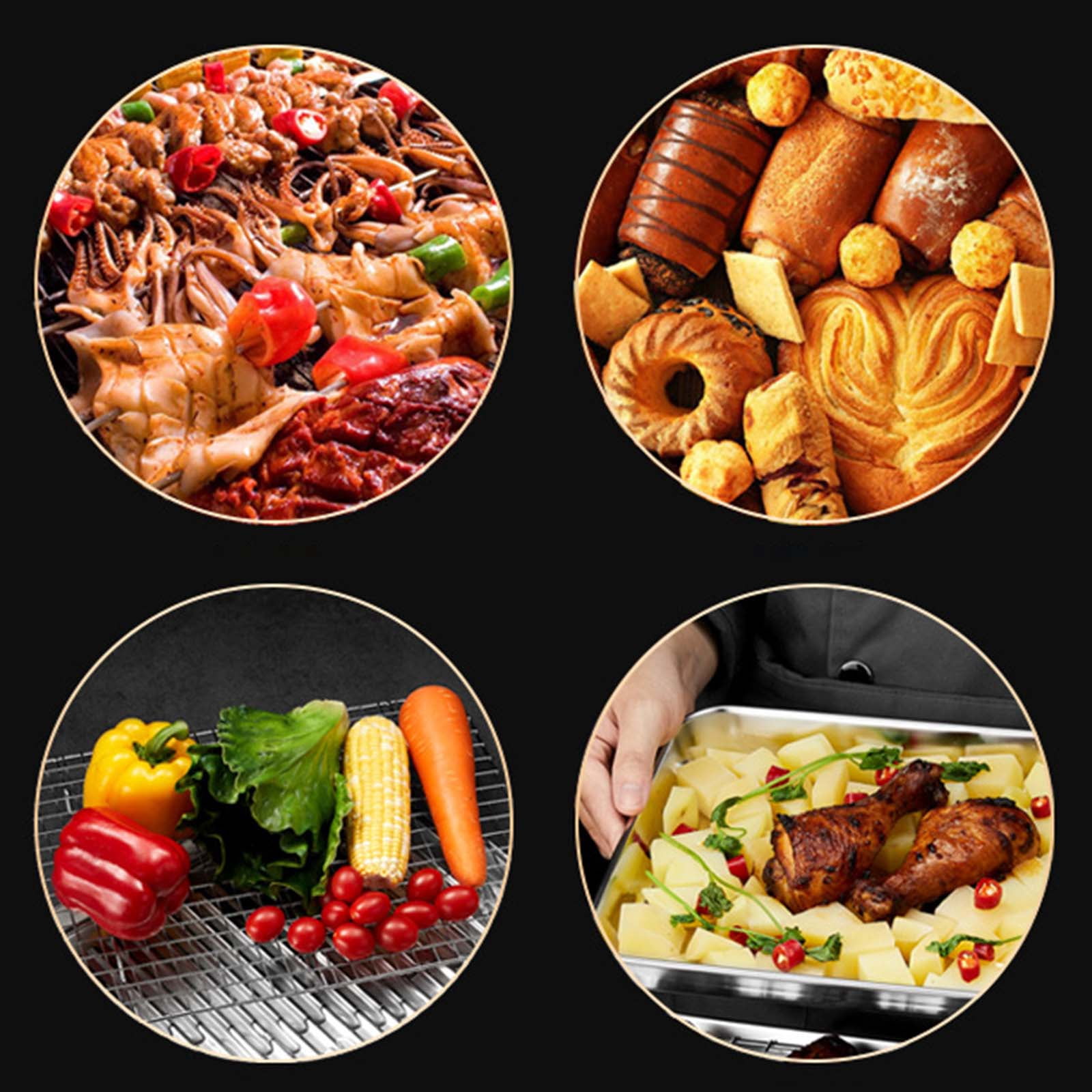 Baking Pans with Cooling Rack Baking Cookie Sheet 304Stainless Steel 5 Size Choose Perfect Gift for Baking Lover